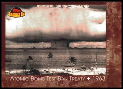 120 Atomic Bomb Test Ban Treaty